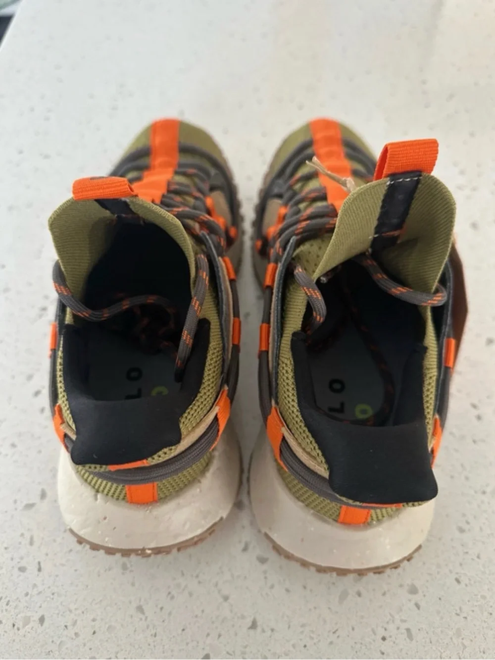 Holo Zeus Moss Trail Running Shoes Green Orange Lace Up Women's 8.5 NWOB